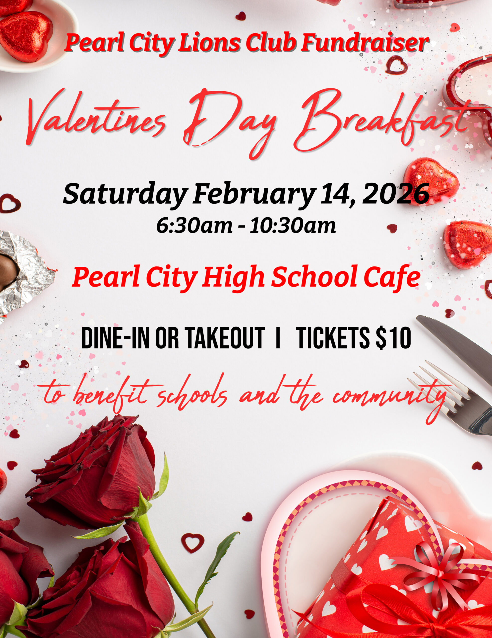 Pearl City Lions Club Valentine's Day Breakfast